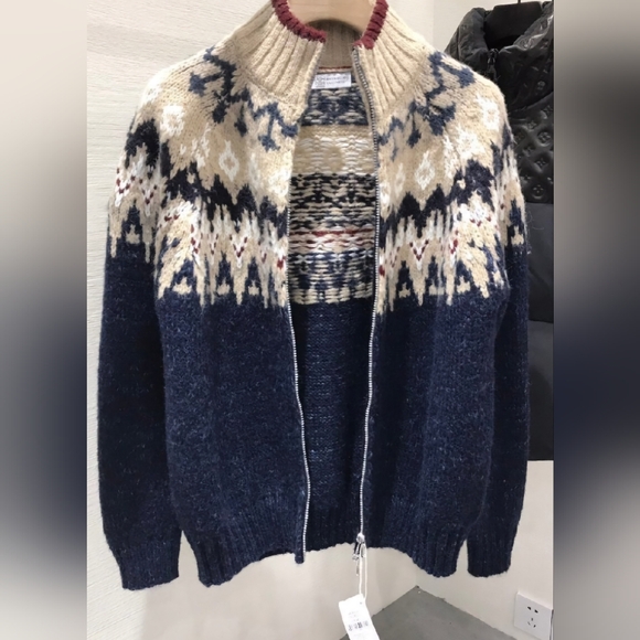 Handmade Brunello Cucinelli Opera cardigan size L - Picture 7 of 11